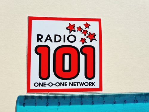 Adesivo radio 101 - adesivo, network