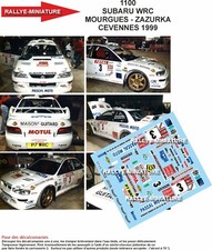 DECALS 1/43 REF 1100 SUBARU