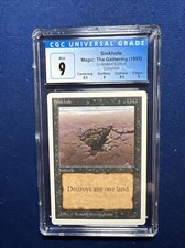 MTG Unlimited Sinkhole C K CGC