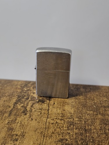 Vintage used zippo silver - used,