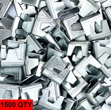 1500x grandi clip rete metallica gabbioni gabbia per fare pannelli rete metallica zincati Regno Unito 