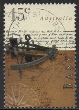 Australia 1998 - 45 c. - Bass - Sextant - Circumnavigazione della Tasmania