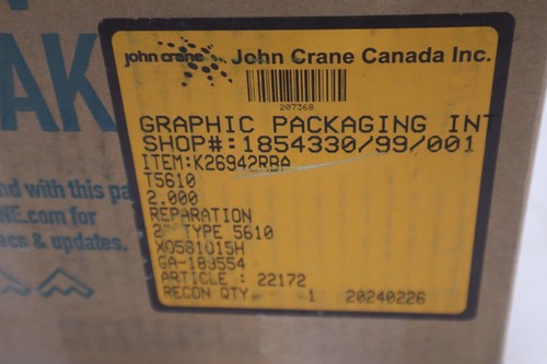 John crane tipo - john, 5610