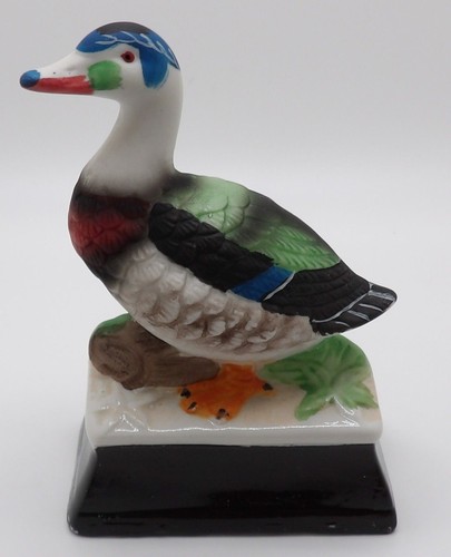 Statuina anatra piedistallo - statuina,