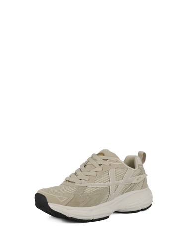 Sneakers stringate donna beige