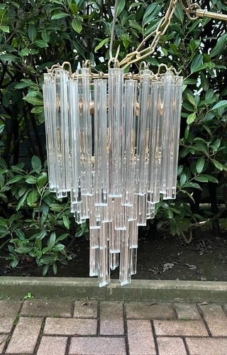 Lampadario murano triedri - lampadario,