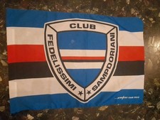 2 BANDIERINE FLAG ULTRAS SAMPDORIA FEDELISSIMI GRADINATA SUD