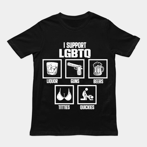 Shirt support lgbtq - t-shirt, i