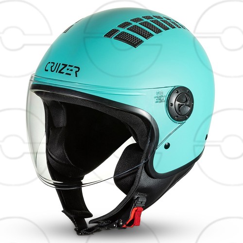 Cruizer casco jet moto scooter - casco,