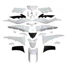 77380070 KIT CARENE BIANCO NERO VERNICIATE YAMAHA TMAX T-MAX 530 2015 2016 29pz