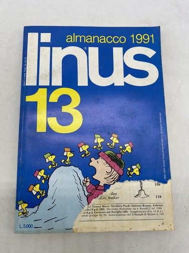 Linus almanacco 1991 - linus,