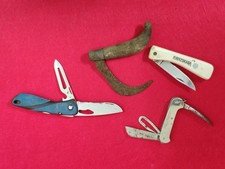 LOTTO COLTELLI COLTELLINI PUGNALI VINTAGE NAUTICA PESCA CACCIA RONCOLA BARCA  🔺