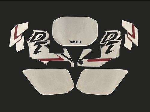 Decorazione nera per yamaha - per, dt