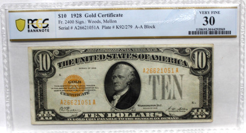 Banconota 1928 stati uniti - 1928, $10