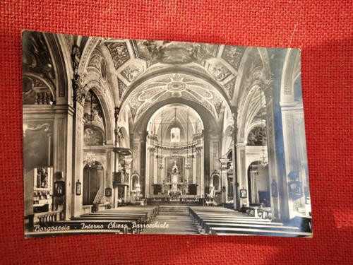 Cartolina interno chiesa - cartolina,,