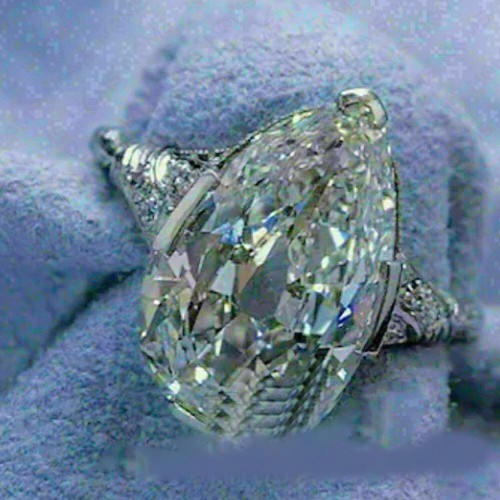 Fede nuziale punta - , moissanite