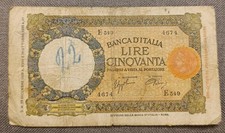 50 LIRE LUPETTA 29/12/1939 qBB