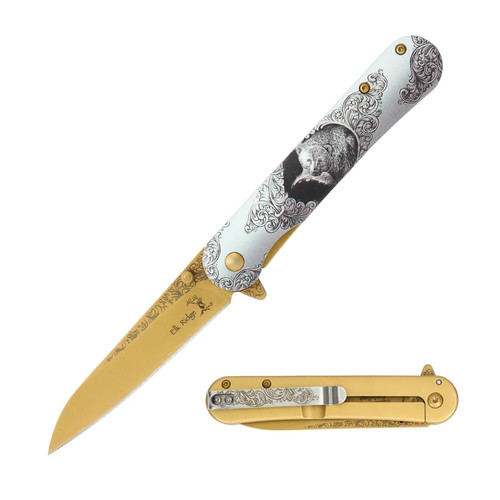 Coltello molla elk ridge - molla, 8"