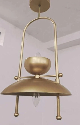 Lampadario moderno ottone - lampadario,