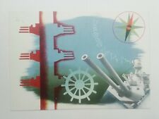 Cartolina Regia Marina Nave guerra militare Bombardamento Corazzata