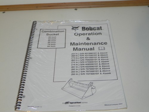 Manuali bobcat nuovi - bobcat,