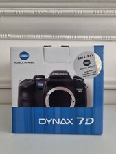 Konica Minolta Dynax 7D 6.1MP Fotocamera DSLR Nera 📷 SCATOLA con caricatore.......
