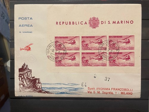 San marino 1961 - marino, busta