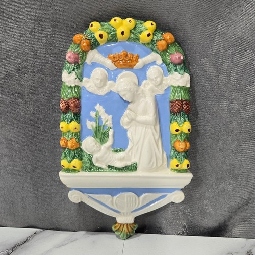 Targa ceramica maiolica