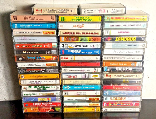 Lotto cassette musicali - lotto,