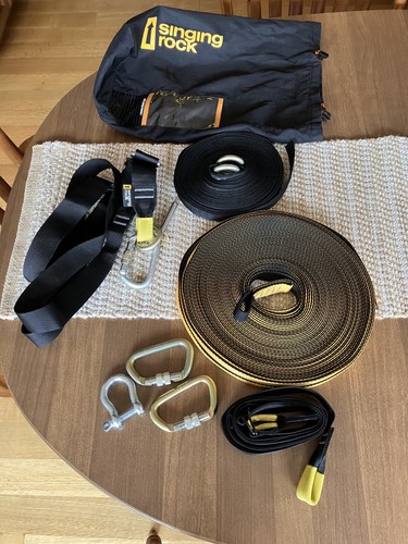 Kit slackline sing - slackline, rock