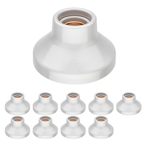 10x plafoniera porta lampada - 10x,