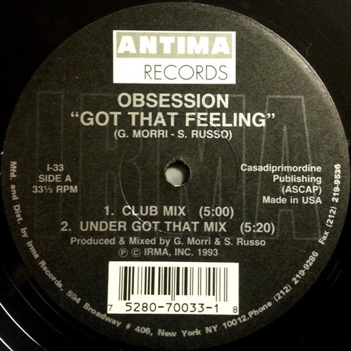 Obsession got that feeling - obsession,
