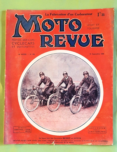 Moto revue 204 1926 - moto, .09-1926