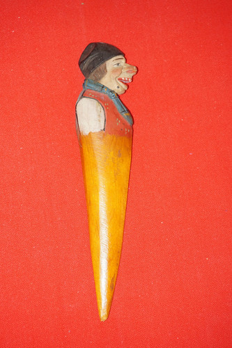 Tagliacarte antico legno - tagliacarte,