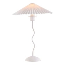 Lume in metallo bianco moderno