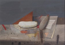 Karl Korab, frutta, guazzo