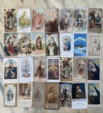 Lotto Grande Santini Antichi Holy Cards Religiosi Diverse Rare