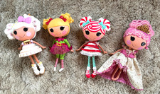 Bambole LaLaLoopsy - usate - Toasty Sweet Fluff, come nuove E. Stripes, Goldie Luxe