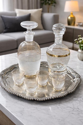 Servizio liquore vintage anni