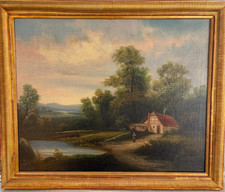 Quadro paesaggio idilliaco