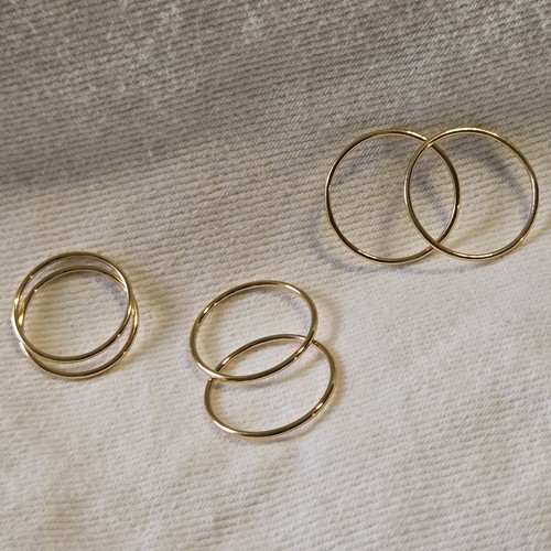 Set anelli impilabili oro - anelli,