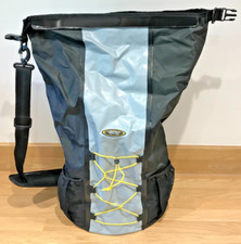 Borsa asciutta vintage BIC Sport Kayaks 17 pollici x 26 pollici - nero, argento, giallo