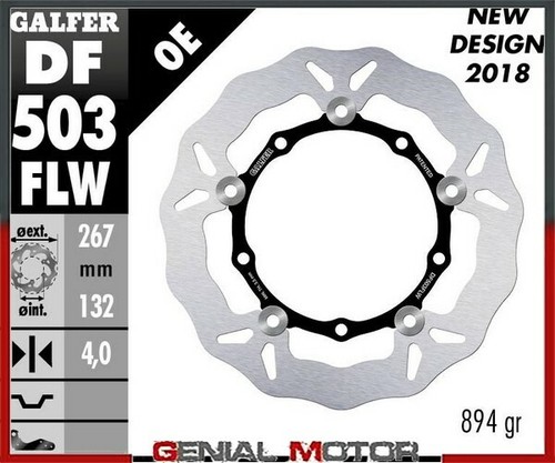 Galfer disco freno anteriore - disco,