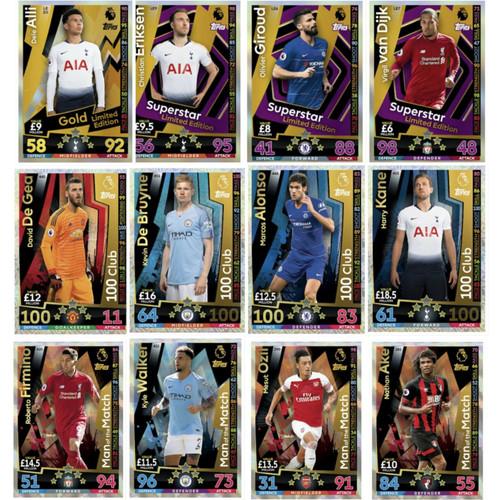 Match attax 2018 19 - attax, 18/19