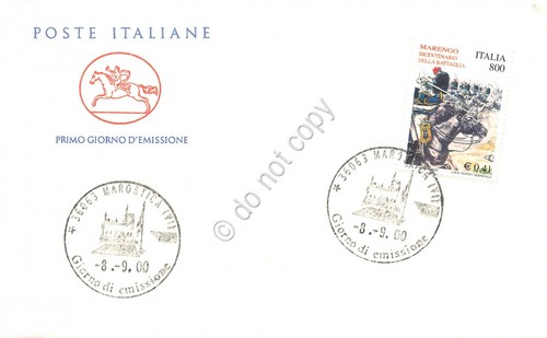 Fdc cavallino italia 2000 - cavallino,