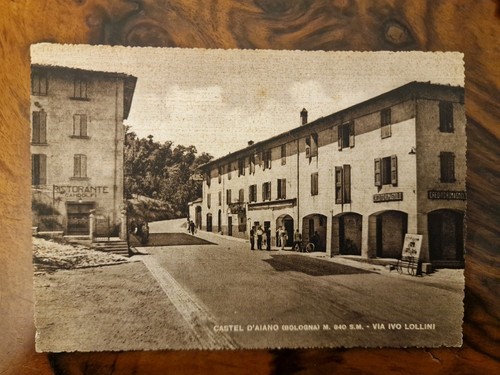 Cartolina castel aiano via - cartolina,