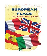 European flags coloring book - flags:,