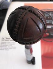 FIAT 500 F - L - R  LEVA DEL CAMBIO CROMATA CON POMELLO IN LEGNO LAVORATO (214)