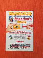 PUBBLICITA' ORIGINALE - ADVERTISING DENTIFRICIO "PAPERINO'S" anni 70/80