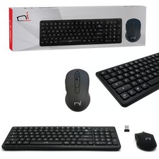 Tastiera mouse wireless senza fili per pc desktop windows mac